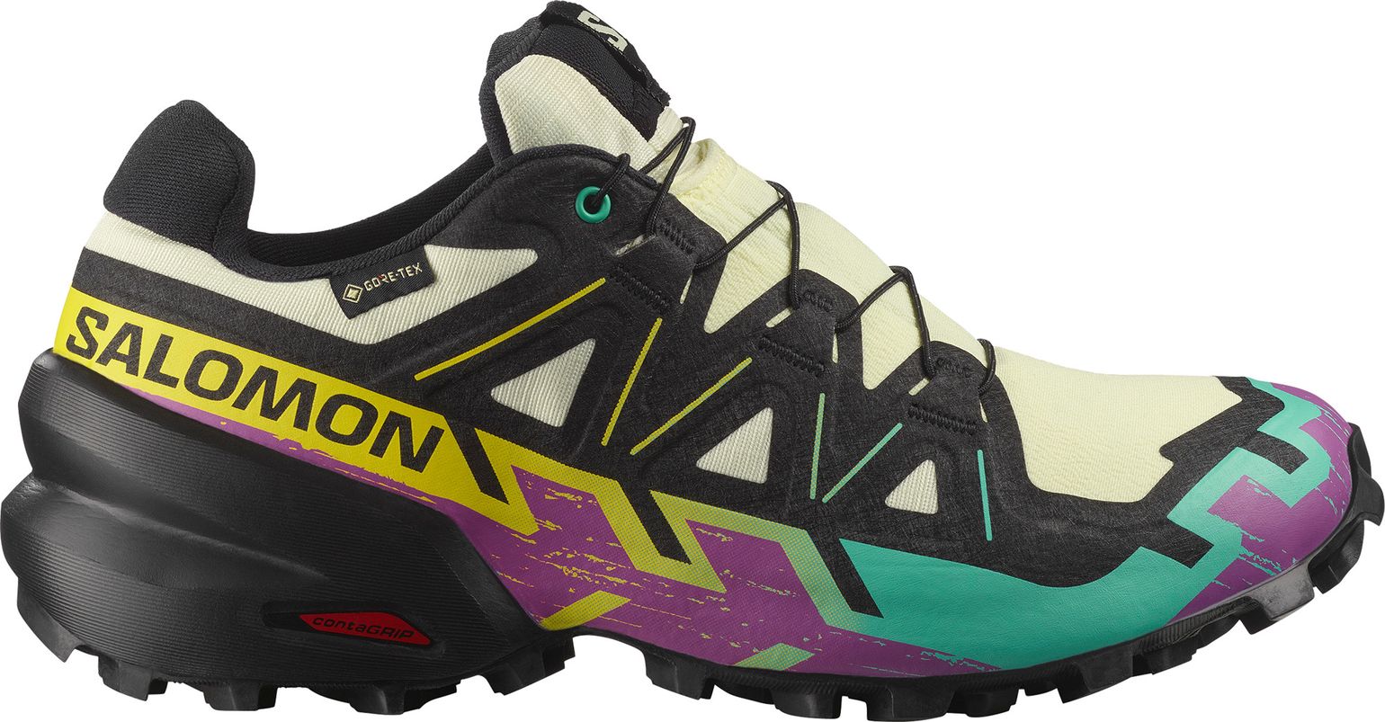 Salomon Women's Speedcross 6 GORE-TEX Transparent Yellow/Black/Waterfall