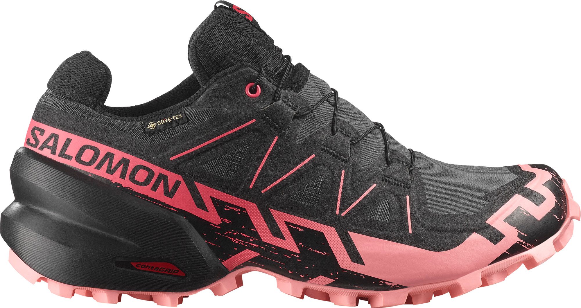 Salomon Women's Speedcross 6 GORE-TEX Nine Iron/Black/Flamingo