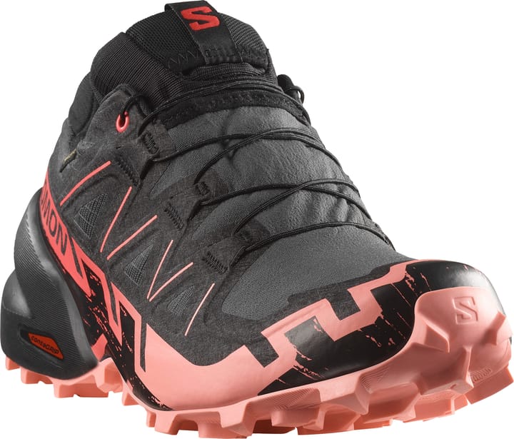 Salomon Women's Speedcross 6 GORE-TEX Nine Iron/Black/Flamingo Pink Salomon