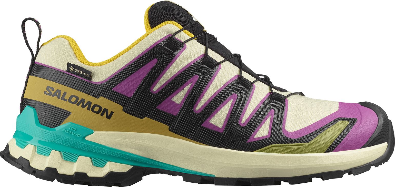 Salomon Women's XA Pro 3d V9 GORE-TEX Transparent Yellow/Black / Waterfall