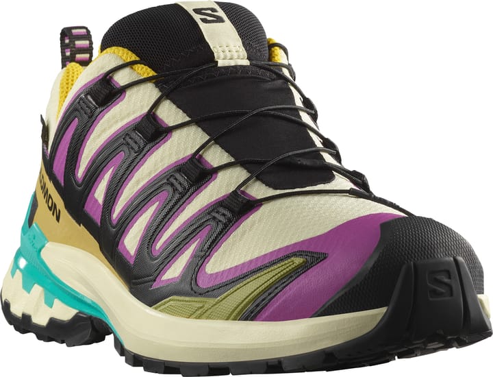 Salomon Women's XA Pro 3d V9 GORE-TEX Transparent Yellow/Black / Waterfall Salomon