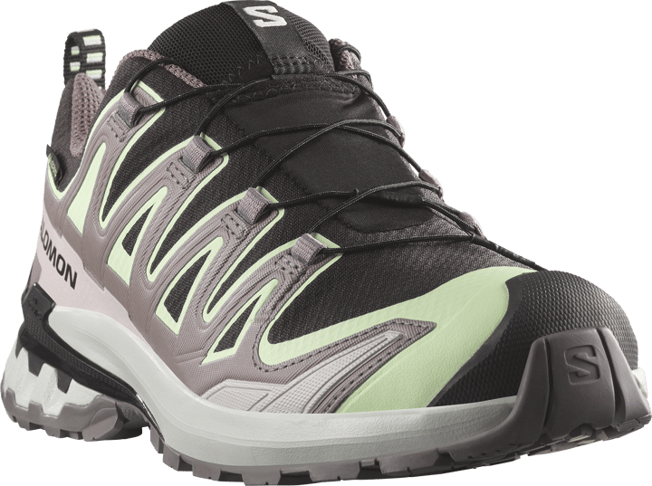 Salomon Women's XA Pro 3d V9 GORE-TEX Black/Patina Green/Gray Violet Salomon