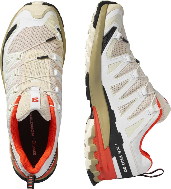 Salomon Men's XA Pro 3D V9 Almond Milk/Gray Green/Cherry Tomato Salomon