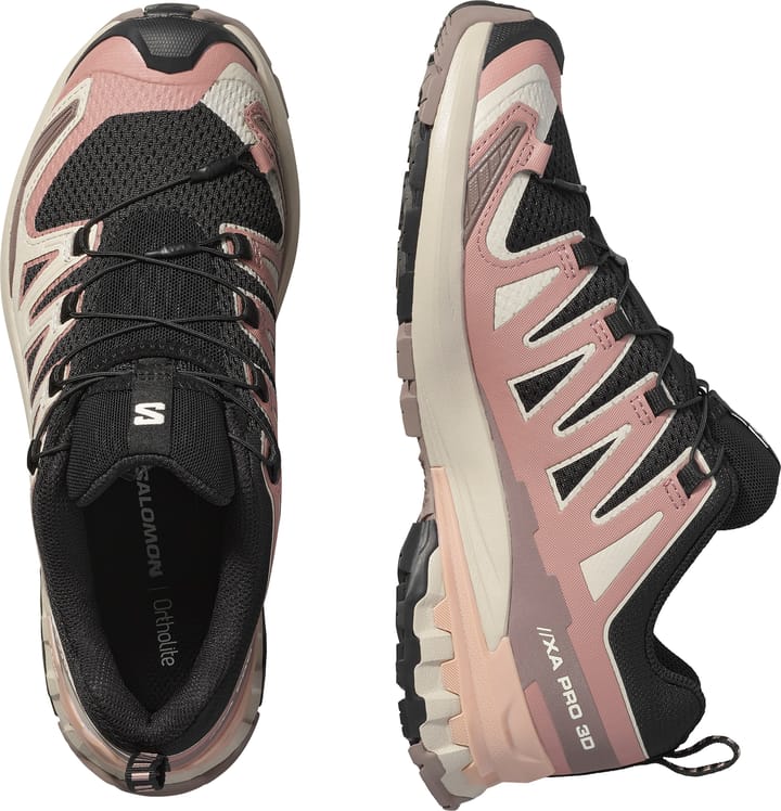 Salomon Women's XA Pro 3D V9 Black/Burlwood/Mahogany Rose Salomon