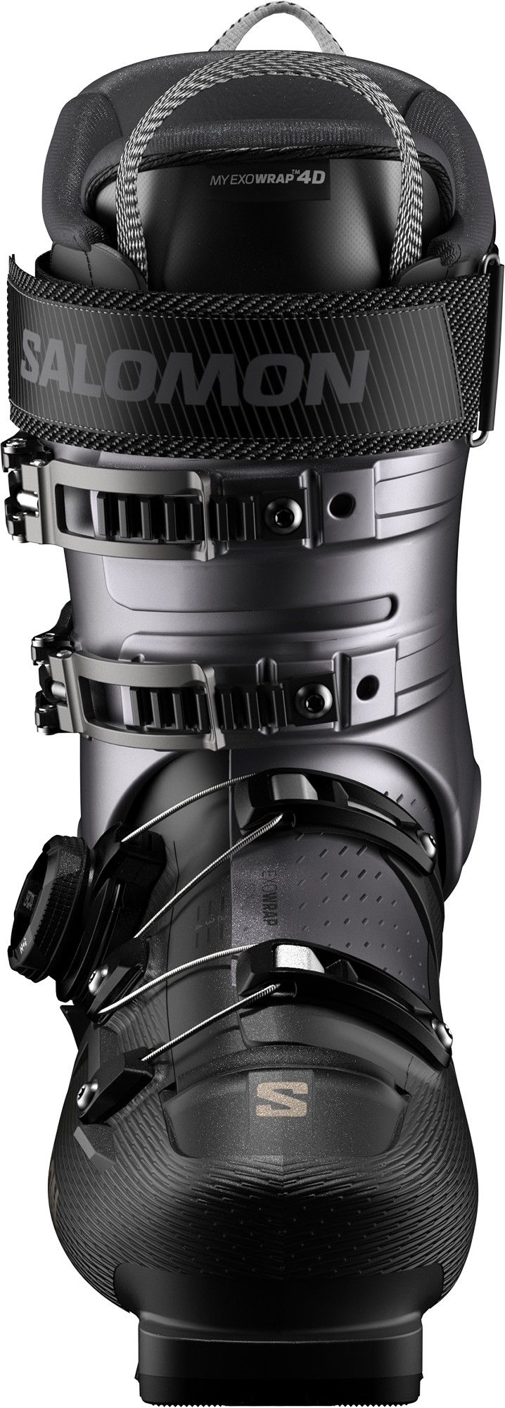 Salomon Men's S/Pro Supra Boa 120 Black/Hematite Met./Titanium Met. Pd Salomon