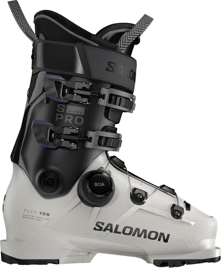 Salomon Women's S/Pro Supra Boa 105 Gripwalk Gray Aurora/Black/Black Salomon Salomon Women's S/Pro Supra Boa 105 Gripwalk Gray Aurora/Black/Black Salomon