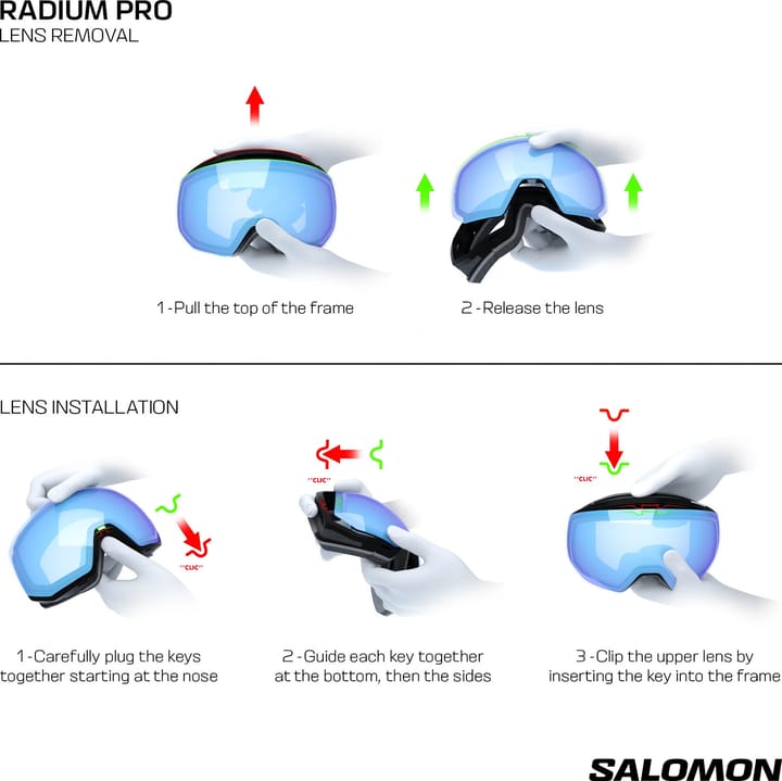 Salomon Radium Pro Sigma (And Extra Lens) Black Salomon