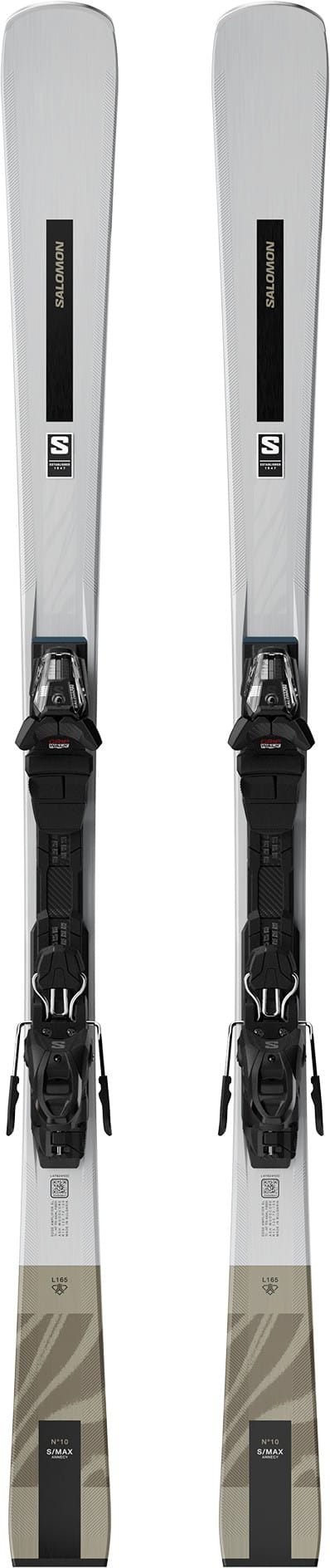 Salomon Women's E S/Max N°10 + M10 GripWalk L80 Silver Met. / Light Bronze Met. / Black Salomon