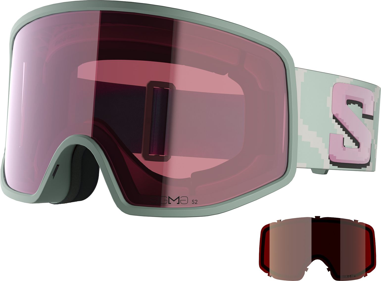 Salomon Sentry Pro Sigma (And Extra Lens) Iceberg Green