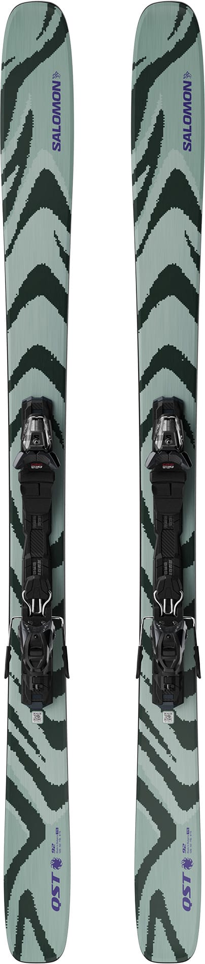 Salomon Unisex E Qst 92 + M11 GripWalk L100 Iceberg Green/Dark Grey/Ultra Violet Salomon