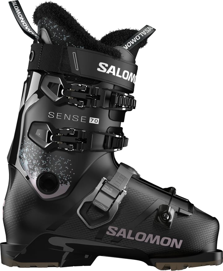Salomon Women's Sense 70 GripWalk Black/Black/Oil Green Salomon