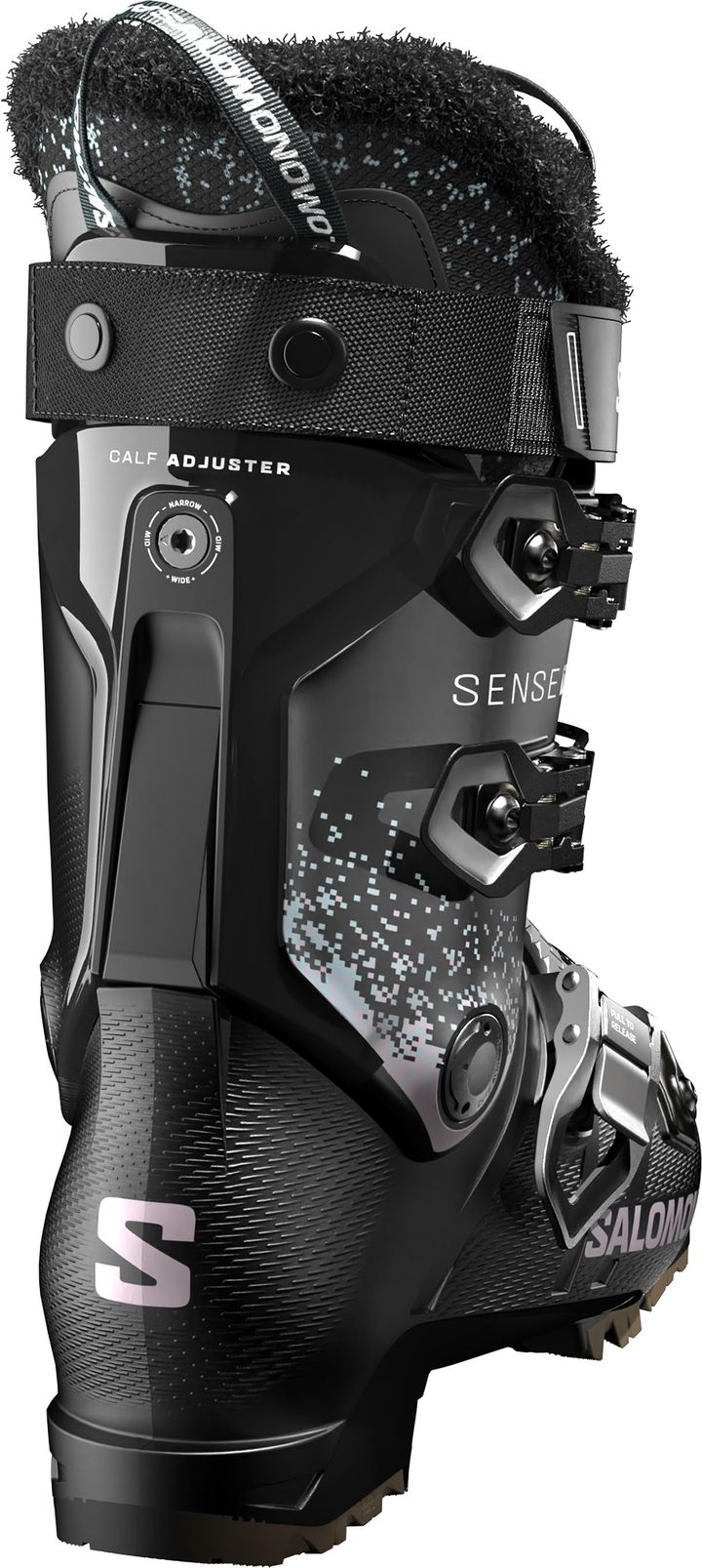 Salomon Women's Sense 70 GripWalk Black/Black/Oil Green Salomon