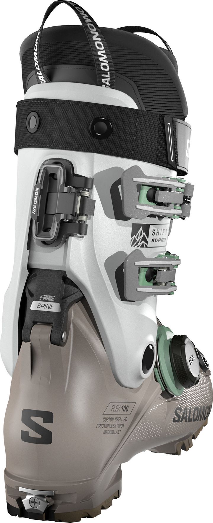 Salomon Men's Shift Supra Boa 100 GripWalk Roasted Cashew/Cool Gray 5/Shale Green Salomon