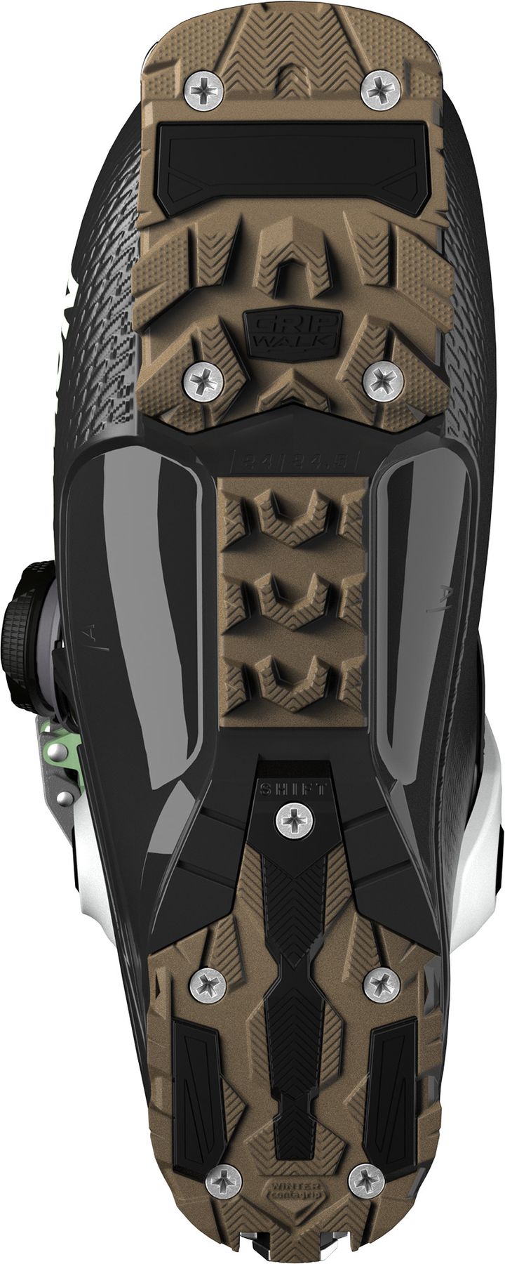 Salomon Women's Shift Supra BOA 95 GripWalk Black / Cool Gray 5 / Patina Green Salomon