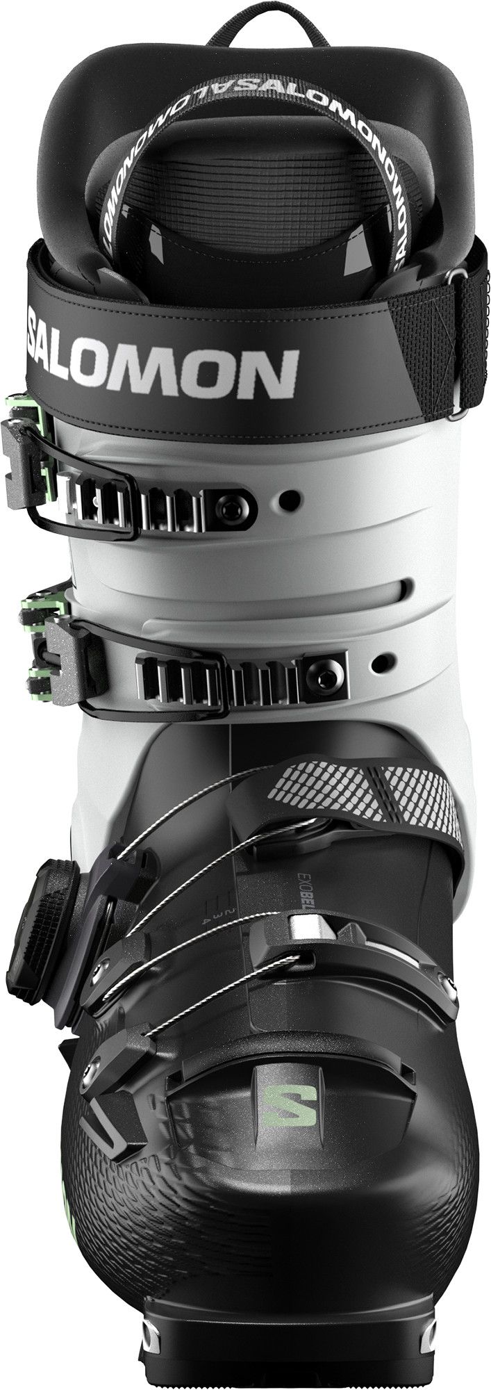 Salomon Women's Shift Supra BOA 95 GripWalk Black / Cool Gray 5 / Patina Green Salomon