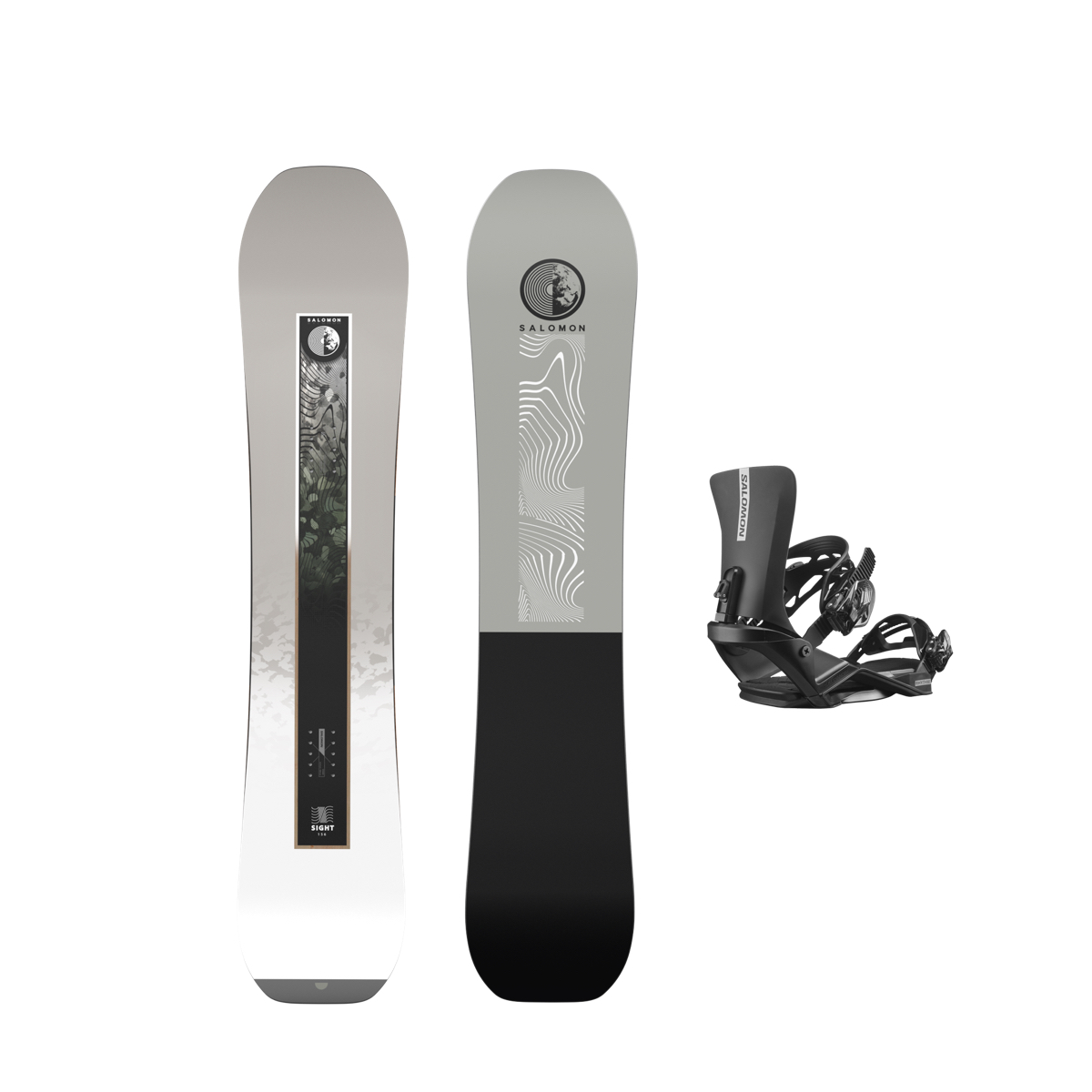 SALOMON SIGHT 156 × SALOMON RHYTHM M Köpa Salomon Sight 156 + Rhythm M 2023 Snowboard Set black