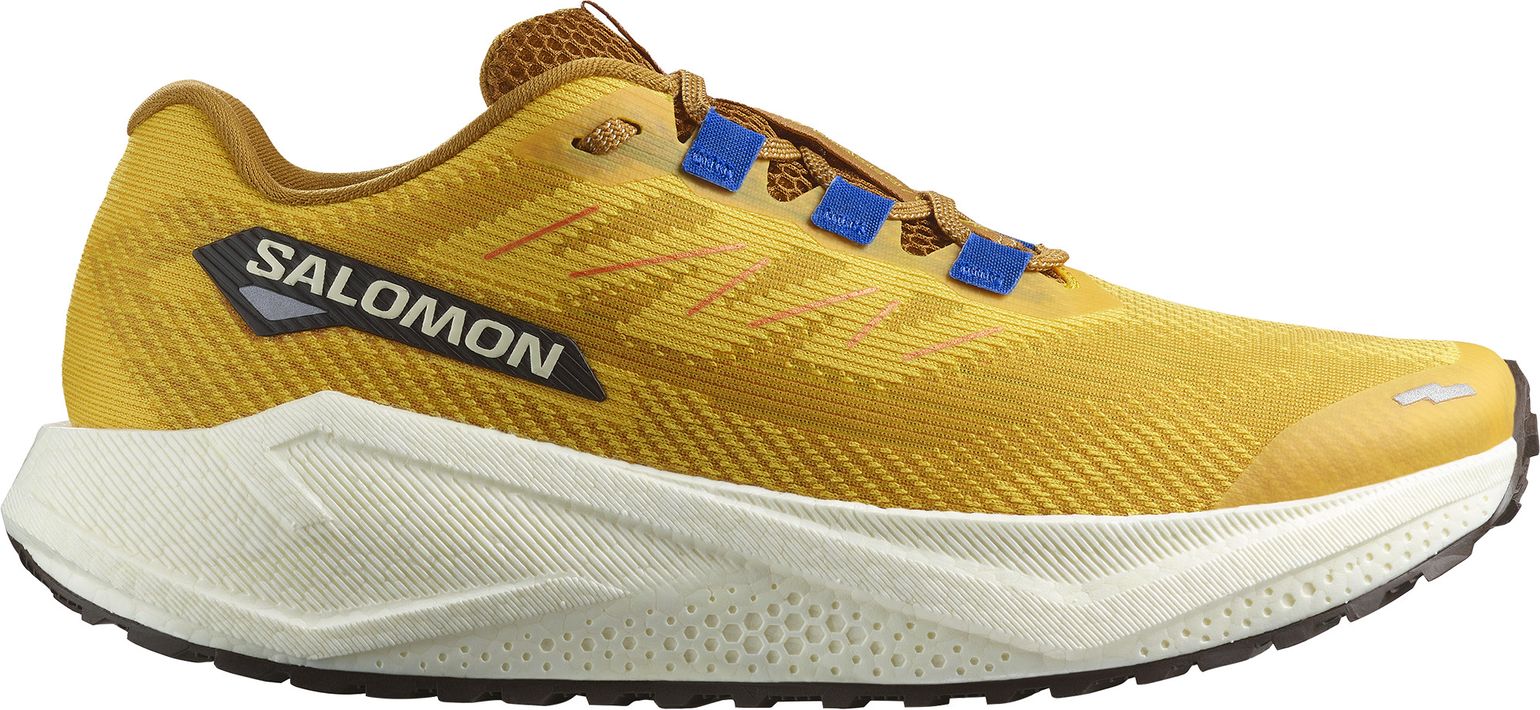 Salomon Men's Aero Blaze 3 Grvl Spicy Mustard/Vanilla Ice/Nautical Blue