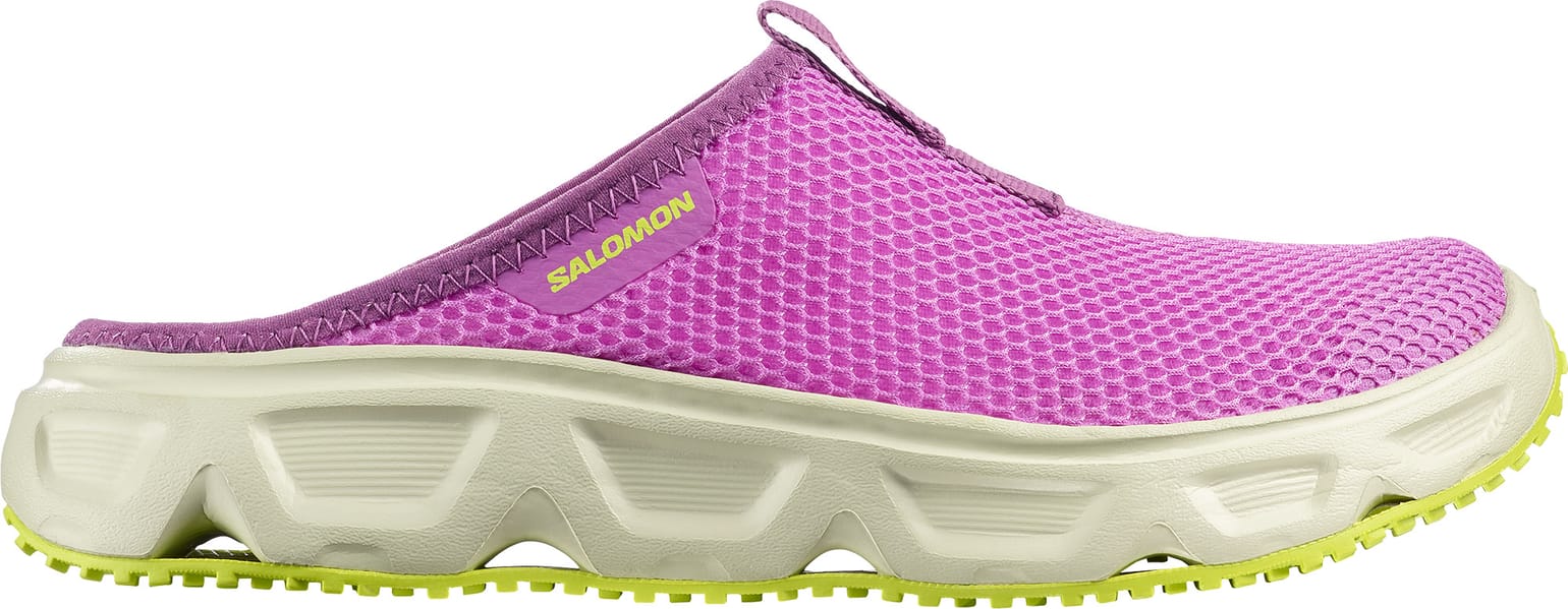 Salomon Women's Reelax Slide 6.0 Iris Orchid/Aspargus Green/Acid Lime