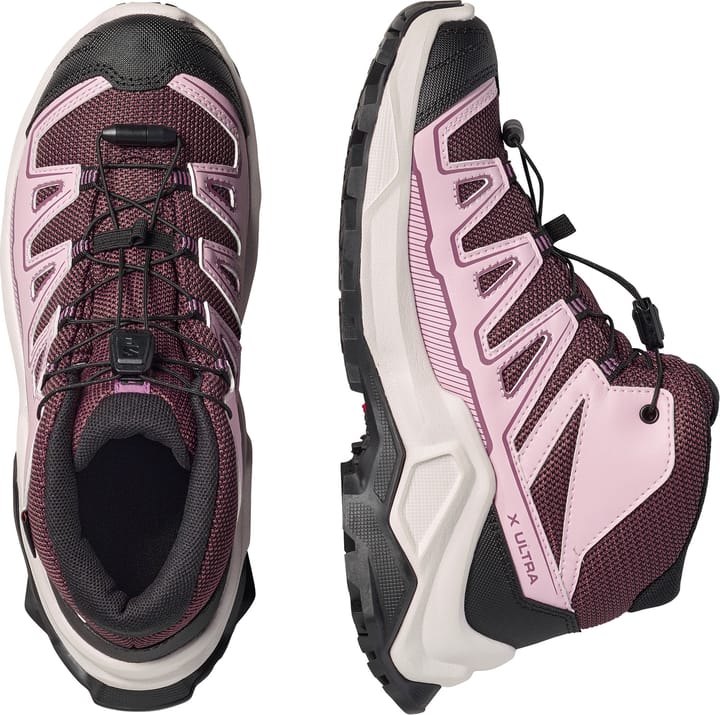 Salomon Junior's X Ultra Mid GORE-TEX Huckleberry/Dawn Pink/Concord Grape Salomon