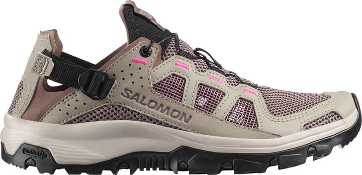 Salomon Women's Techamphibian 5 Silver Sage/Iron/Knockout Pink Salomon