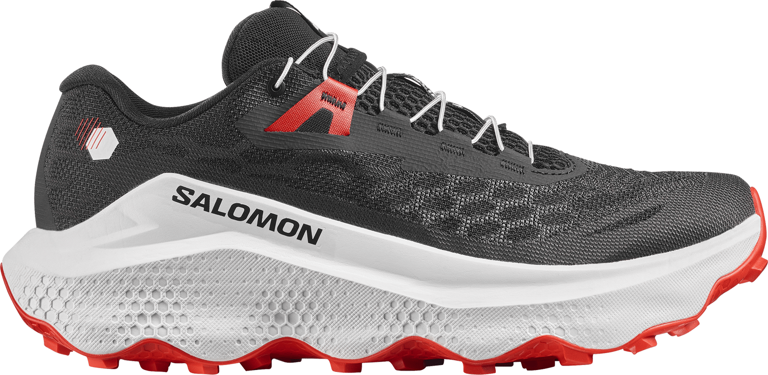 Salomon Men's Ultra Glide 4 Black/White/Fiery Red