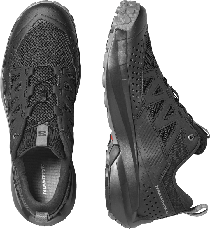 Salomon Men's Terramphibian Black/Black/Castlerock Salomon