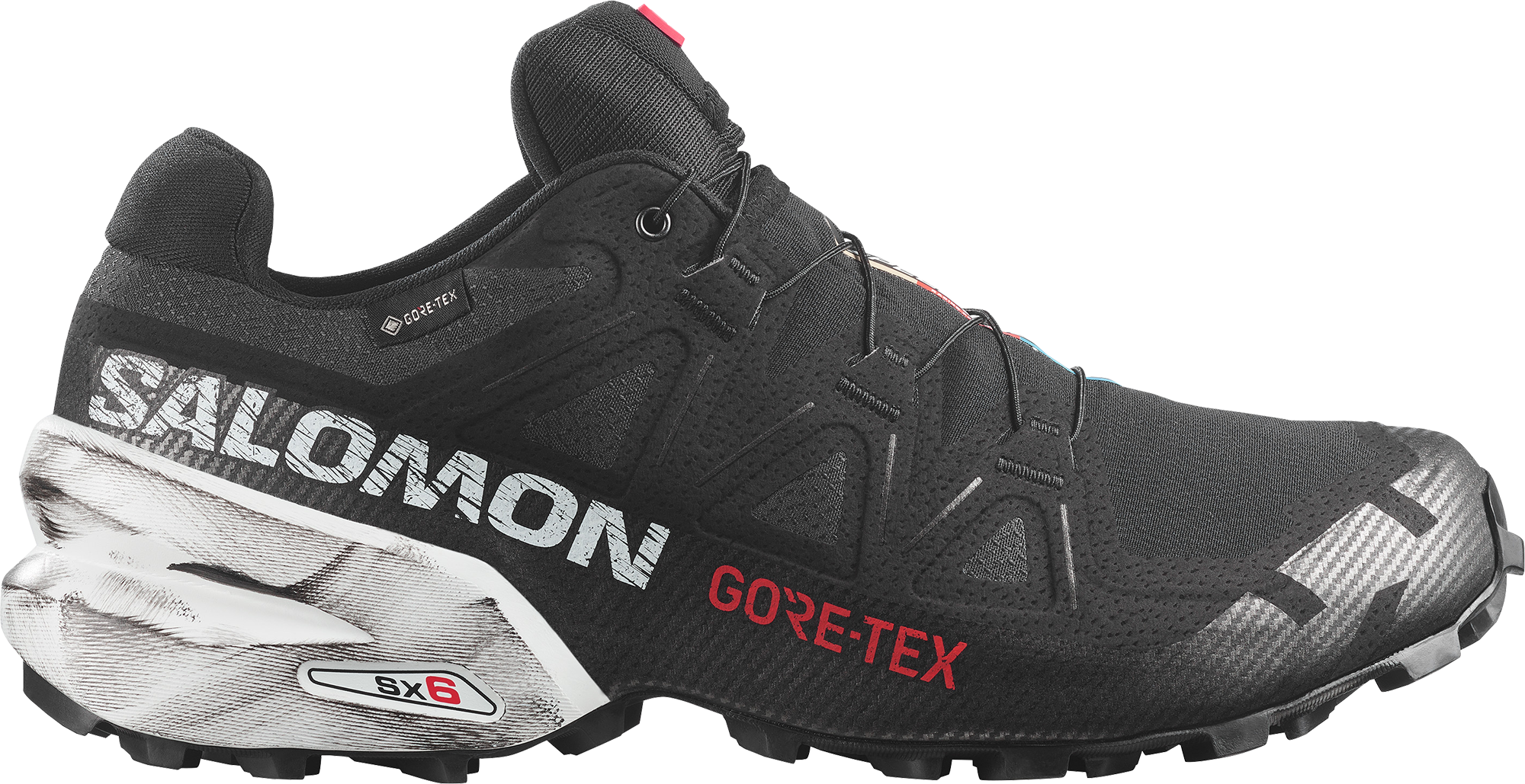 Salomon Unisex Speedcross 6 GORE-TEX 20 Years Black / White / Fiery Red