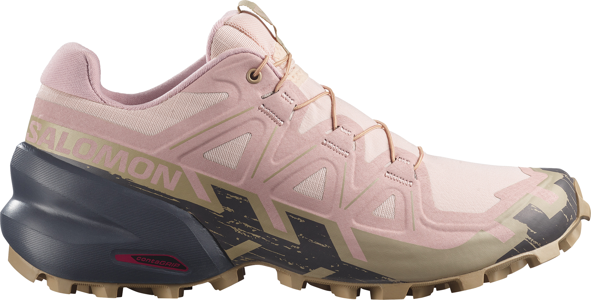 Salomon Women's Speedcross 6 Tapioca / Shadow Gray / Slate Green