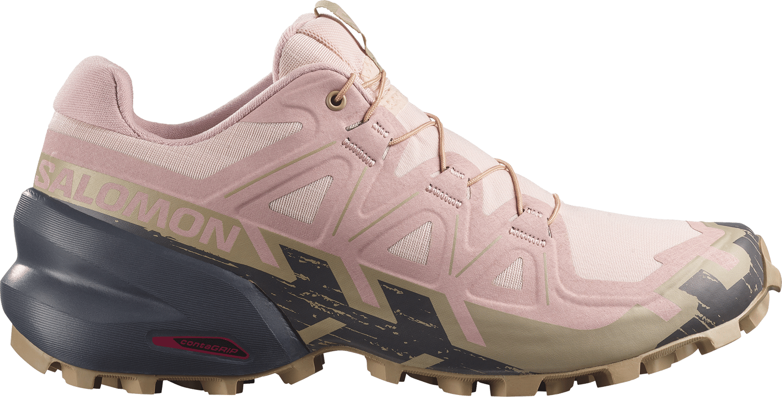 Salomon Women's Speedcross 6 Tapioca / Shadow Gray / Slate Green