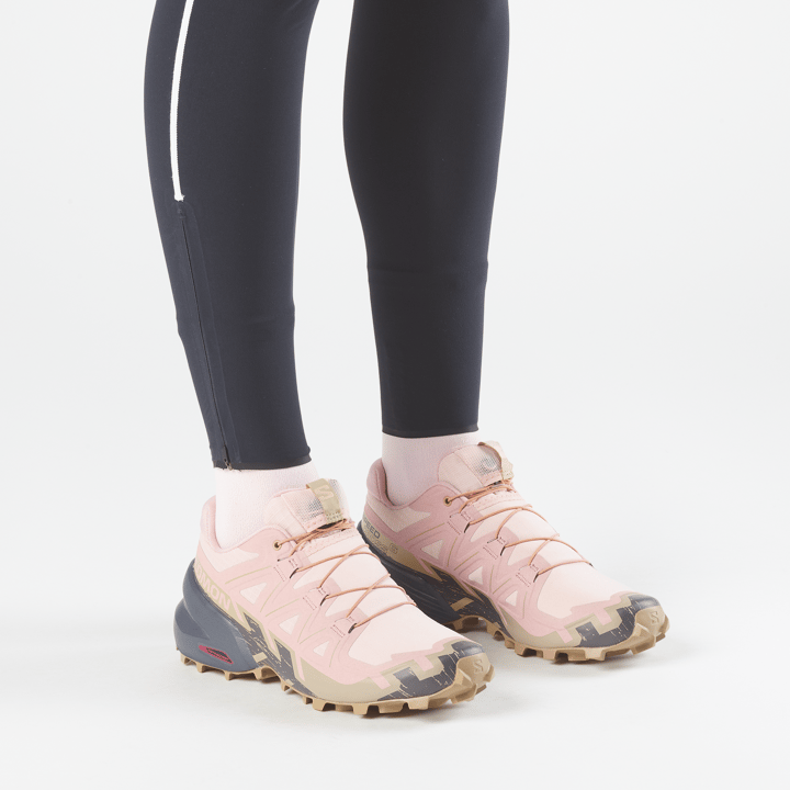 Salomon Women's Speedcross 6 Tapioca / Shadow Gray / Slate Green Salomon