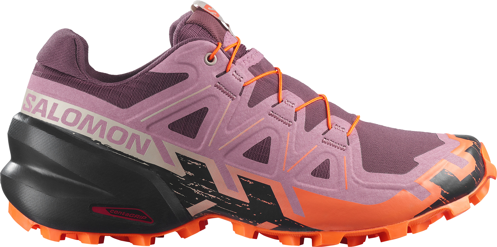 Salomon Women's Speedcross 6 Huckleberry / Dusky Orchid / Nectarine