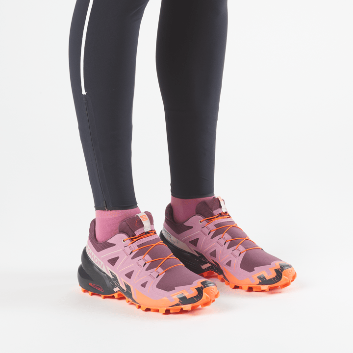 Salomon Women's Speedcross 6 Huckleberry / Dusky Orchid / Nectarine Salomon