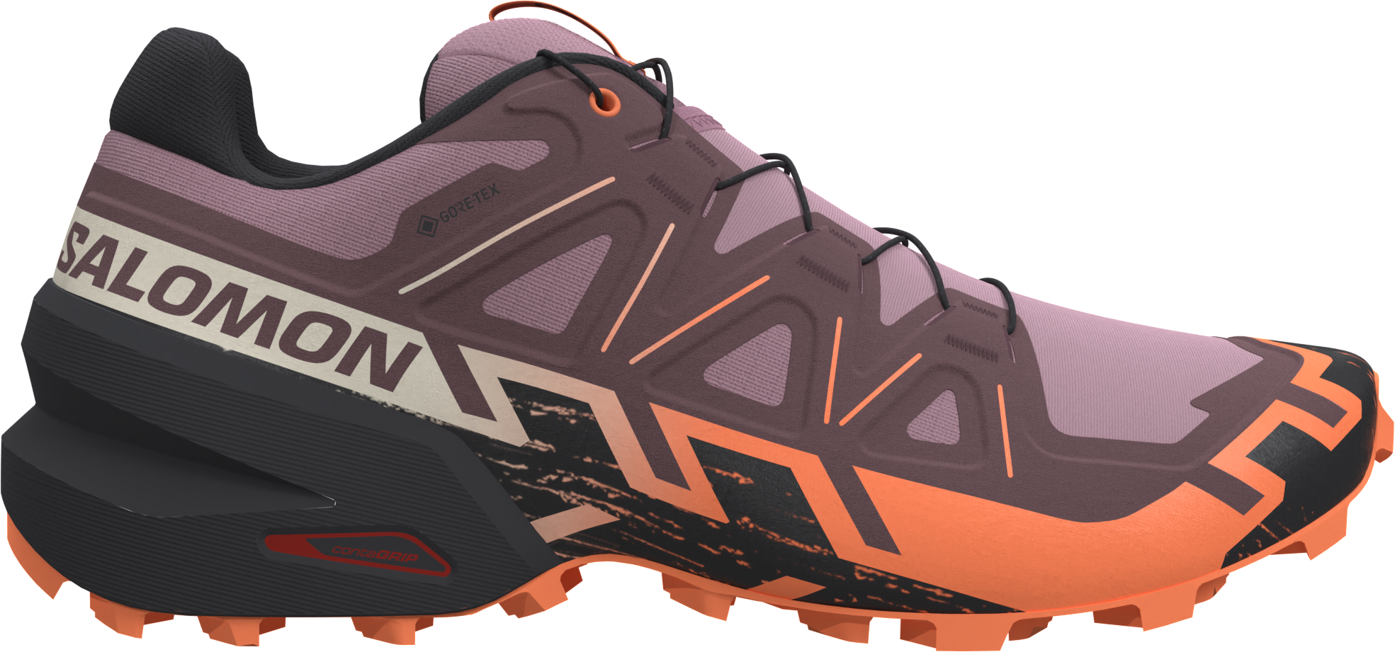 Salomon Women's Speedcross 6 GORE-TEX Dusky Orchid / Huckleberry / Nectarine