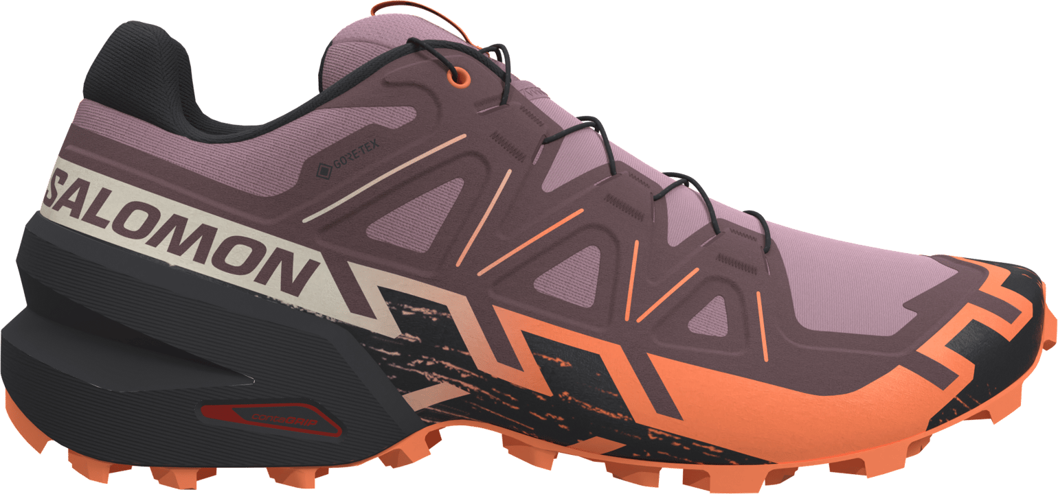 Salomon Women's Speedcross 6 GORE-TEX Dusky Orchid / Huckleberry / Nectarine