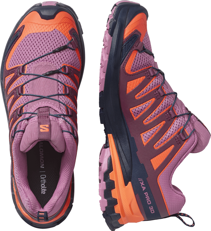 Salomon Women's XA Pro 3D V9 Dusky Orchid / Huckleberry / Nectarine Salomon