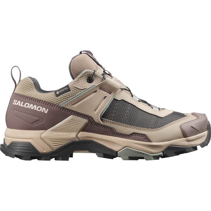 Salomon Women's X Ultra 5 GORE-TEX Desert Tan / White Pepper / Green Milieu Salomon