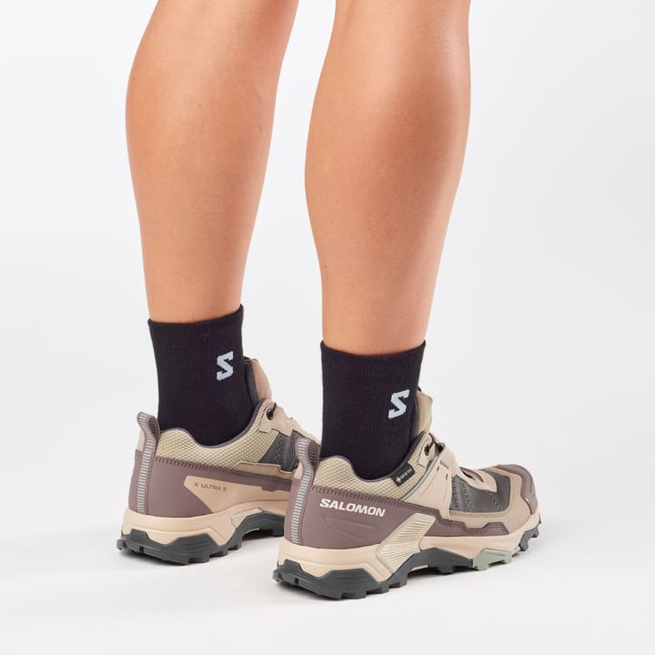 Salomon Women's X Ultra 5 GORE-TEX Desert Tan / White Pepper / Green Milieu Salomon