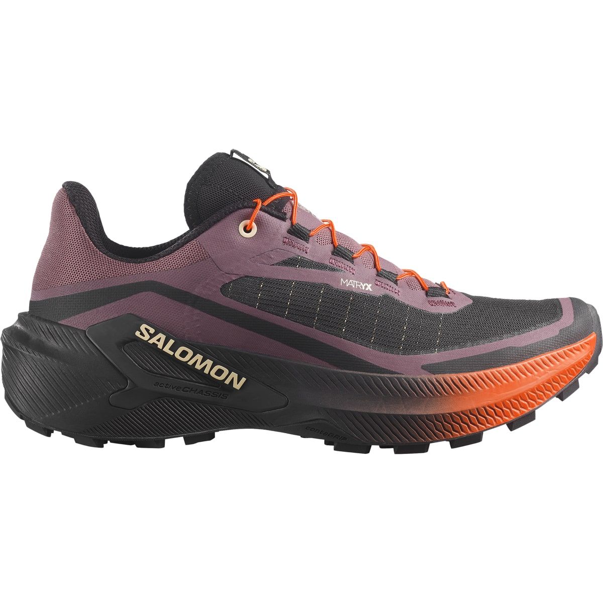 Salomon Genesis 2 W Huckleberry / Black / Red Orange