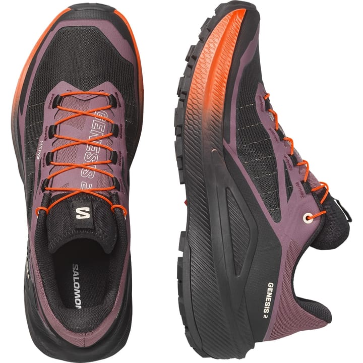 Salomon Genesis 2 W Huckleberry / Black / Red Orange Salomon Salomon Genesis 2 W Huckleberry / Black / Red Orange Salomon
