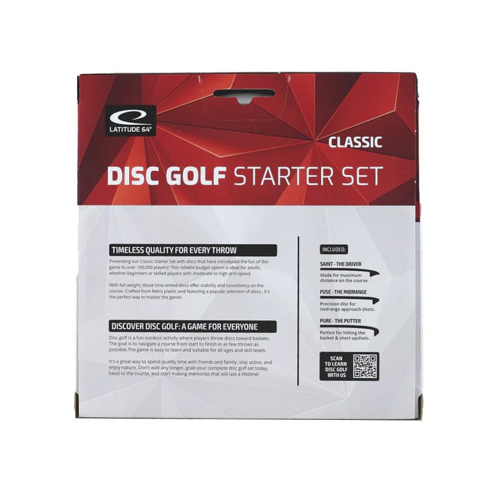 Latitude 64 Disc Golf Starter Set Classic Latitude 64