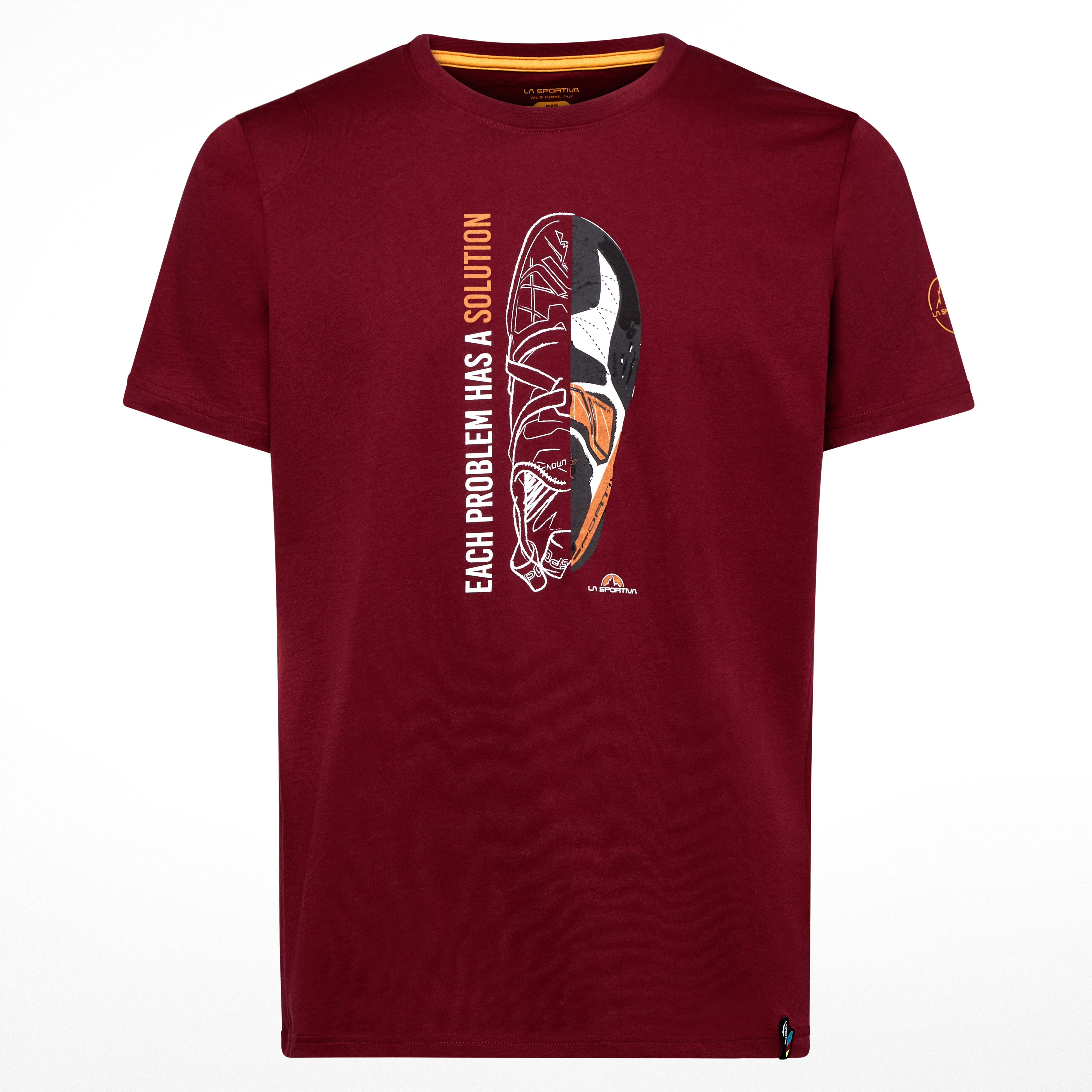 La Sportiva Men's Solution T-Shirt Sangria