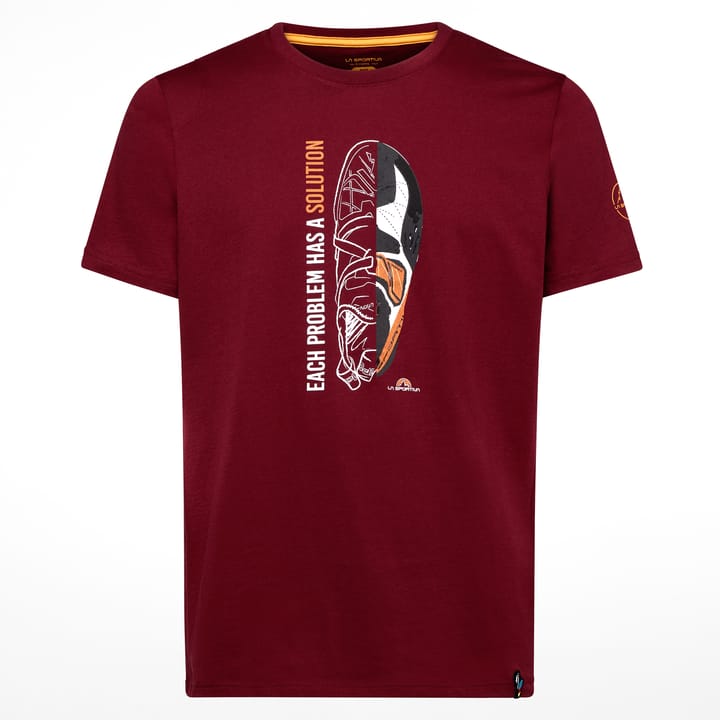 La Sportiva Men's Solution T-Shirt Sangria La Sportiva
