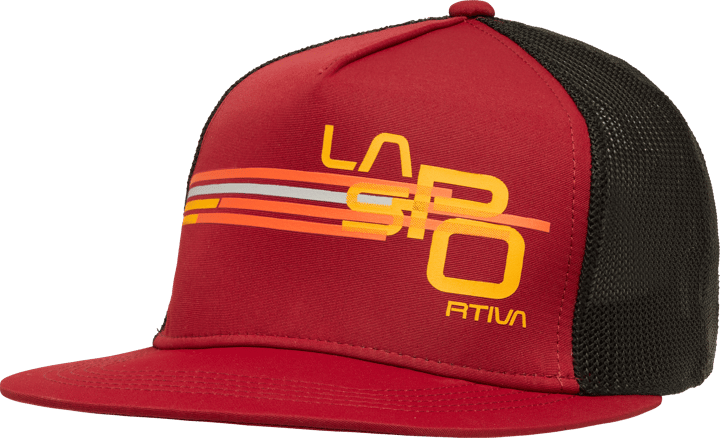 La Sportiva Men's Traverse Trucker Carbon/Cherry Tomato La Sportiva