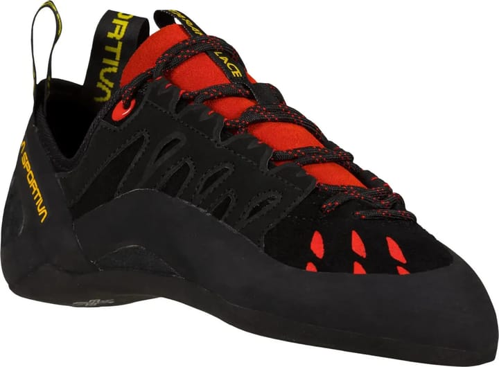 La Sportiva Unisex Tarantulace Climbing Shoes Black/Poppy La Sportiva