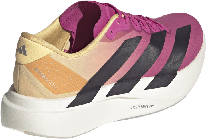 Adidas Women's Adizero Evo Sl Woven Ice Tangerine / Aurora Black / Lucid Fuchsia Adidas