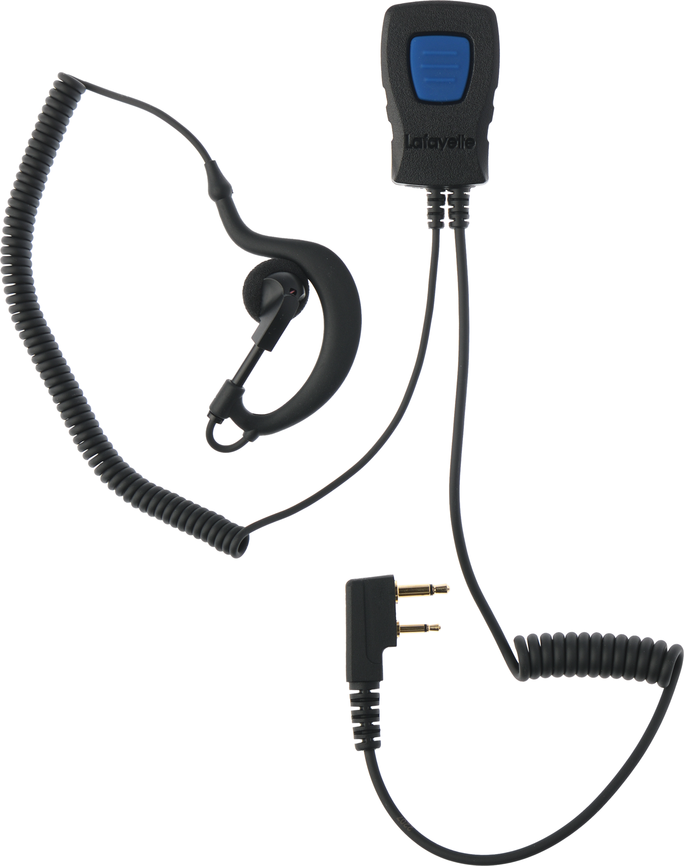 Lafayette Earhook Headset Black Metsästysradion tarvike OneSize