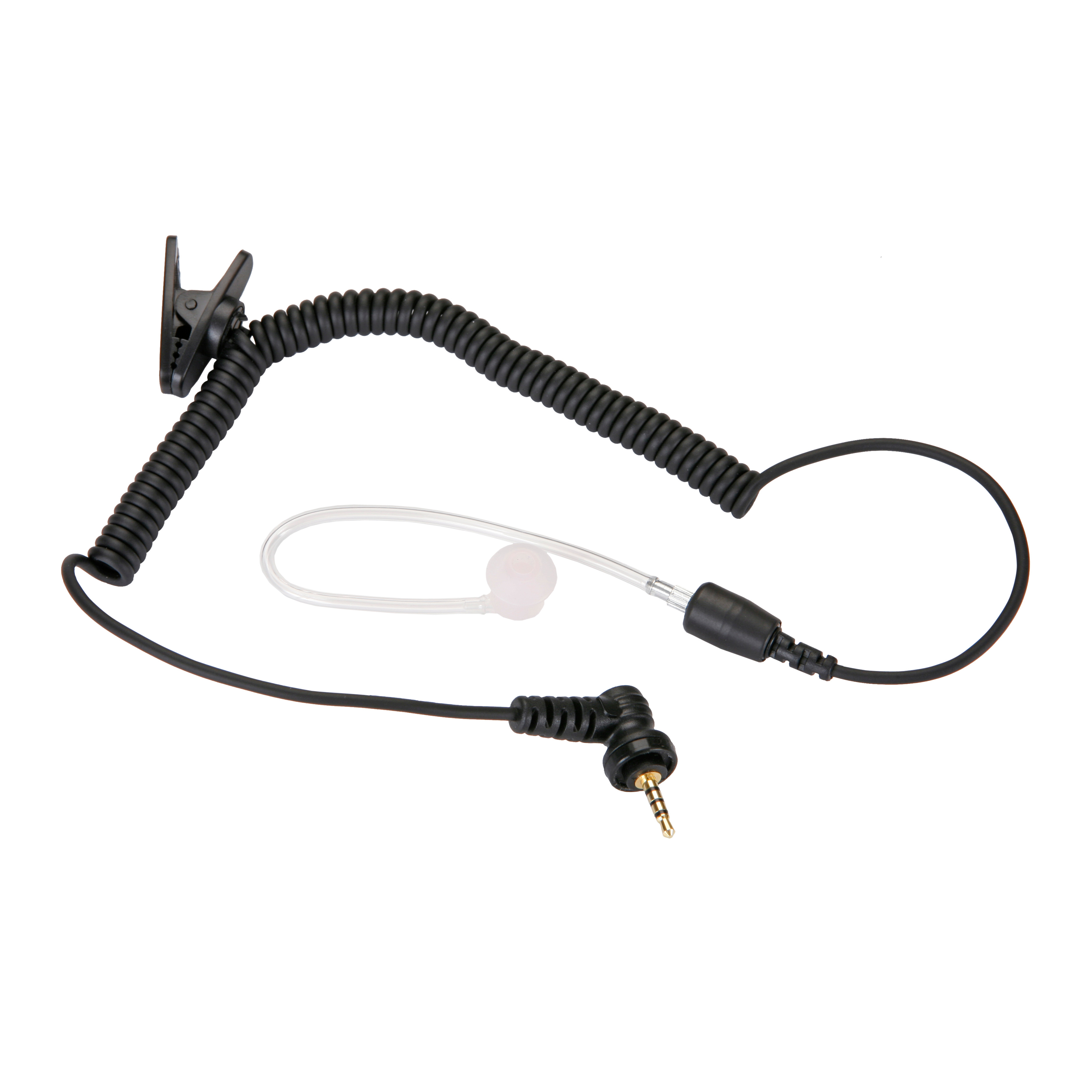 Lafayette Earphone Security 2,5 mm 4-pol Black Tillbehör jaktradio OneSize