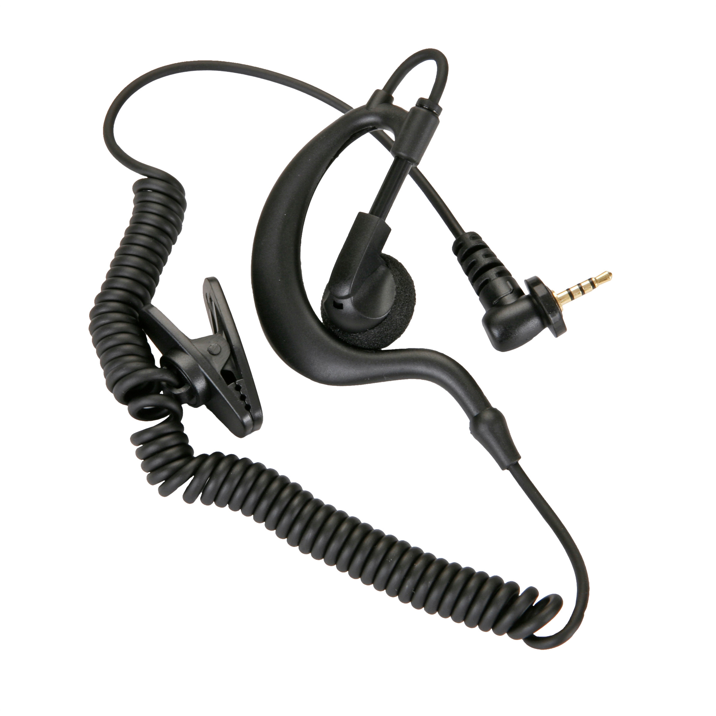 Lafayette In-Ear Earphone Earhook Black Tilbehør til jaktradio OneSize