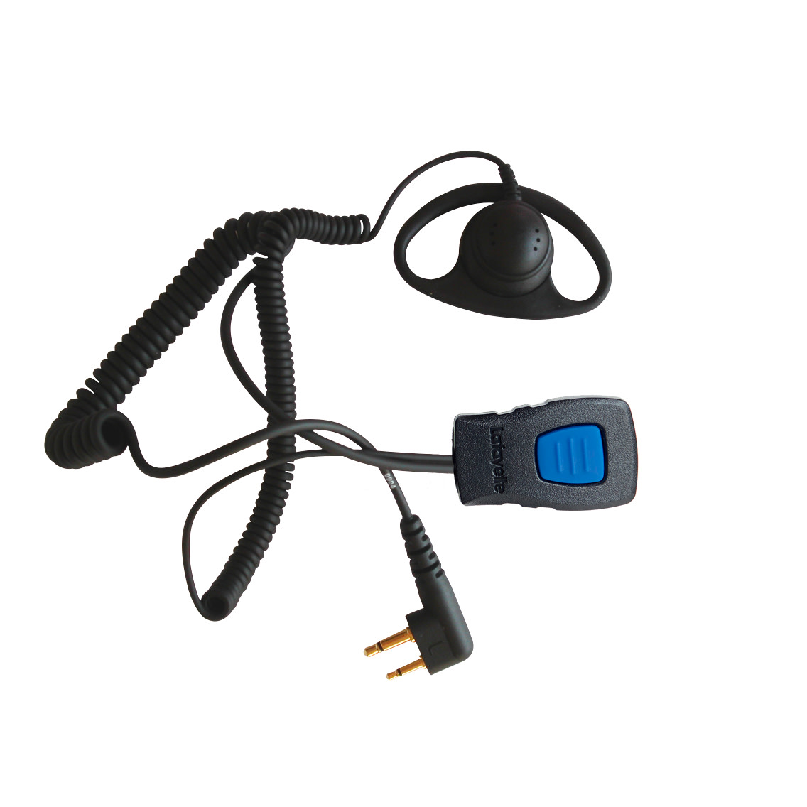 Lafayette Speaker Microphone Earhanger 3,5 & 2,5 mm Black Tillbehör jaktradio OneSize