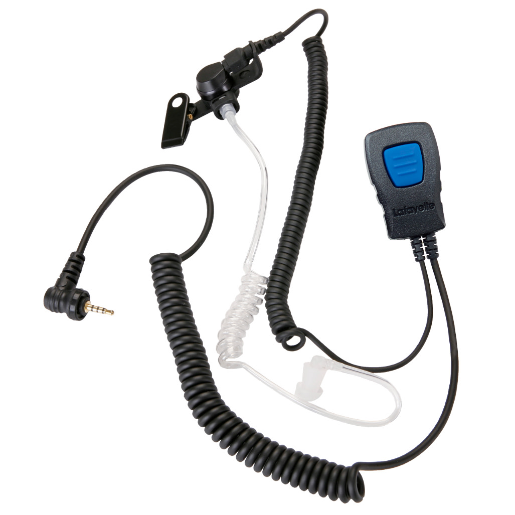 Lafayette Speaker Microphone Security 2,5 mm 4-pol Nocolour Metsästysradion tarvike OneSize